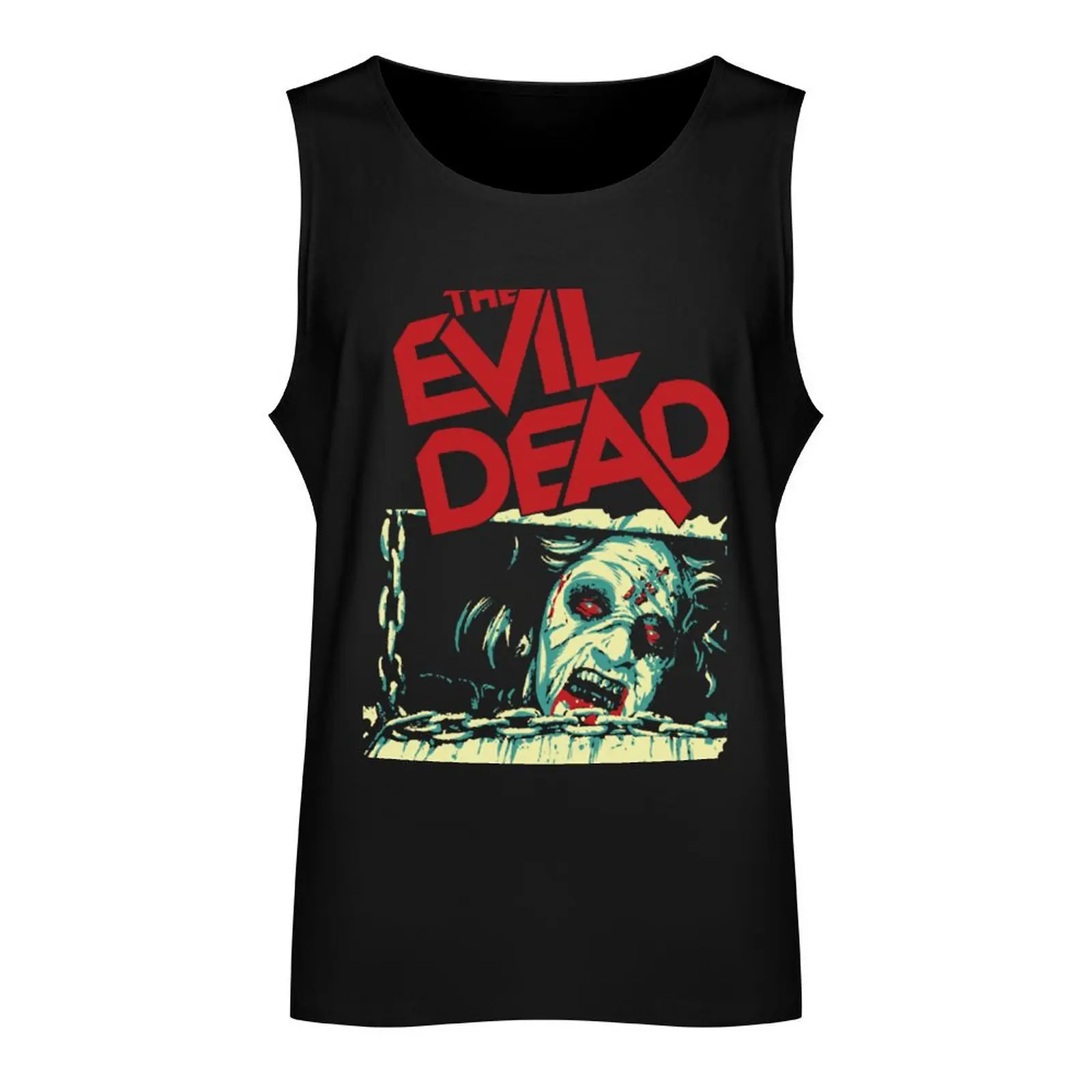 Halloween Movie Evil Dead Tank Top Man gym clothes Sleeveless top Men's summer clothes 2024 Men's sleeveless t-shirt