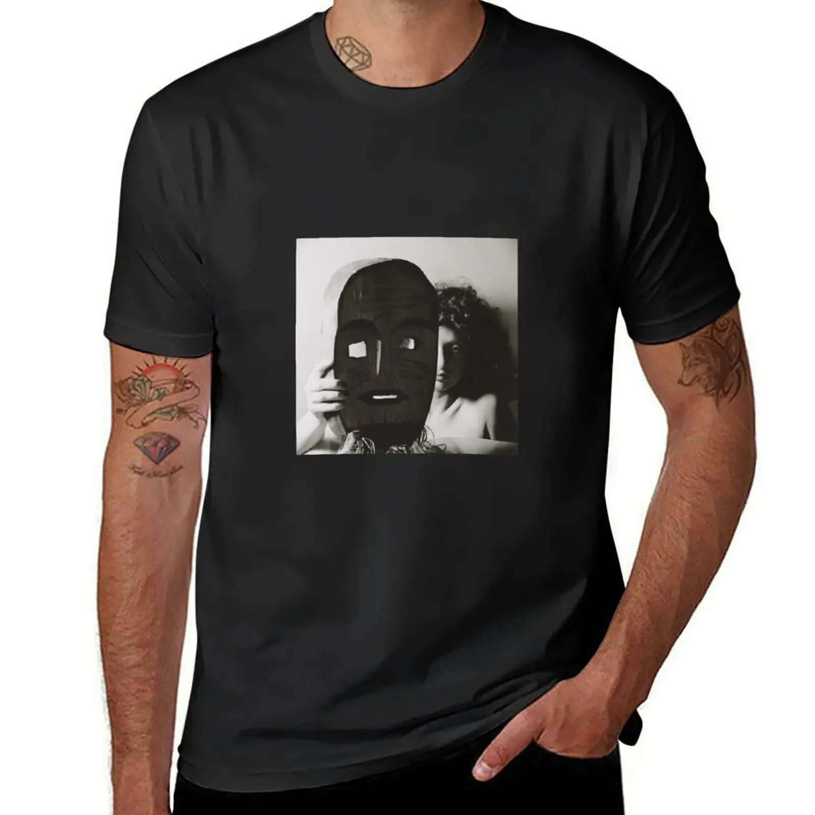 

Maya Deren With Mask T-Shirt Aesthetic clothing vintage graphic tee rapper graphic tees mens t shirts casual stylish