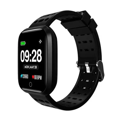 

Smart watch 2019 inteligente IP67 Waterproof long standby Heart rate Blood pressure Q8 Smartwatch