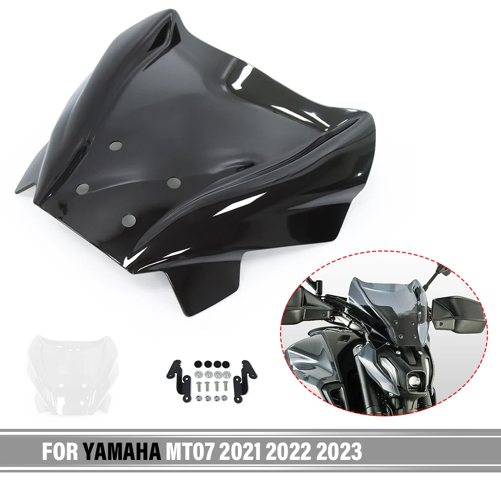 

Motorcycles Accessories Windscreen For YAMAHA MT-07 MT07 MT 07 2021 2022 2023 Windshield Wind Shield Deflectore