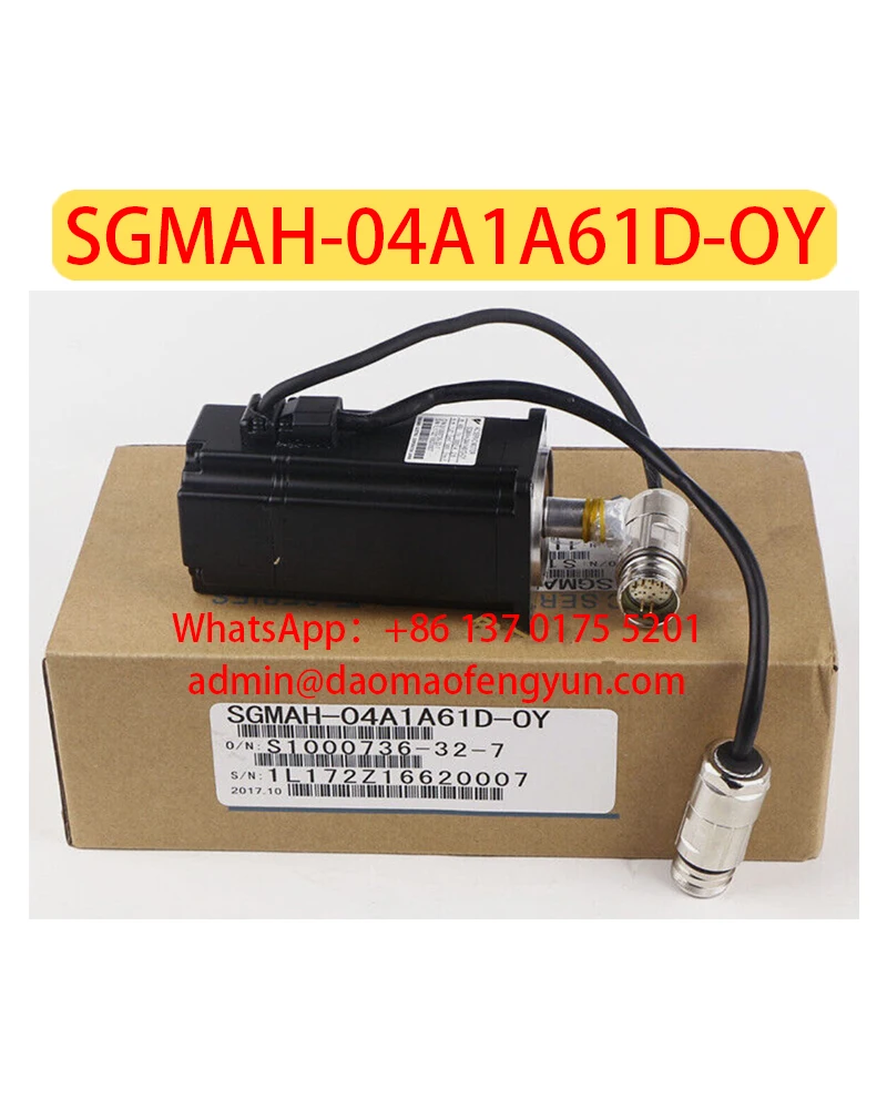 

SGMAH-04A1A61D-OY Brand New Servo Motor SGMAH 04A1A61D OY，Fast shipping