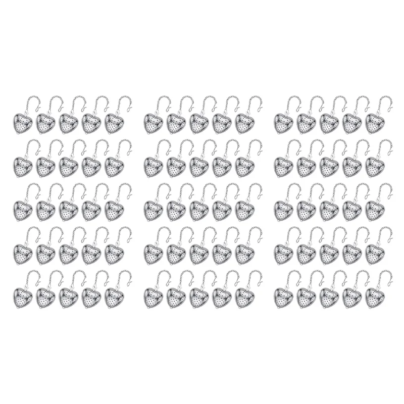 

Promotion!75Pcs Tea Strainer Stainless Steel Tea Ball Infuser Loose,Extended Chain Hook For Seasonings Cup Bottle Party Favors