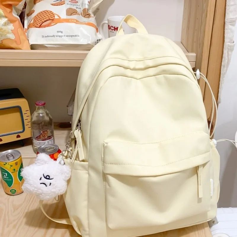 Korean Lightweight Teen Girls School Backpack Casual Travel Rucksack Fashion School Bag for Junior & Senior High Students