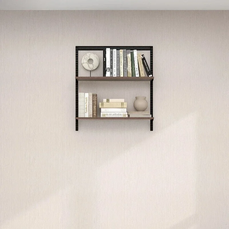 Medium style durable wooden bookshelf home office living room bedroom study bookcase 0.8m