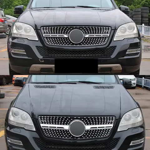 Car Front Grille Facelift Grilles Mesh Grill For Mercedes Benz ML Class W164 ML320 ML350 ML450 ML500 ML550 2009 2010 2011 2011