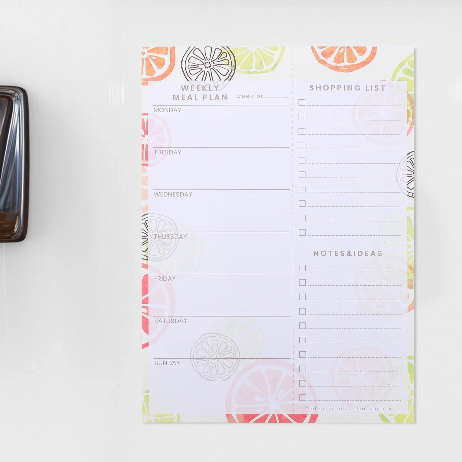 

Magnetic Schedule Notepad Refrigerator Notepad Premium Magnetic Shopping List Fridge Note Magnet Fridge Note Magnet