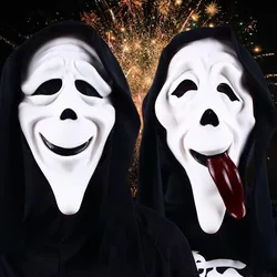 Horror Decoration Mask Shroud Halloween Scream Mask Full Head Masks Scary Masks Party Horror Costume Accessory Halloween Mask