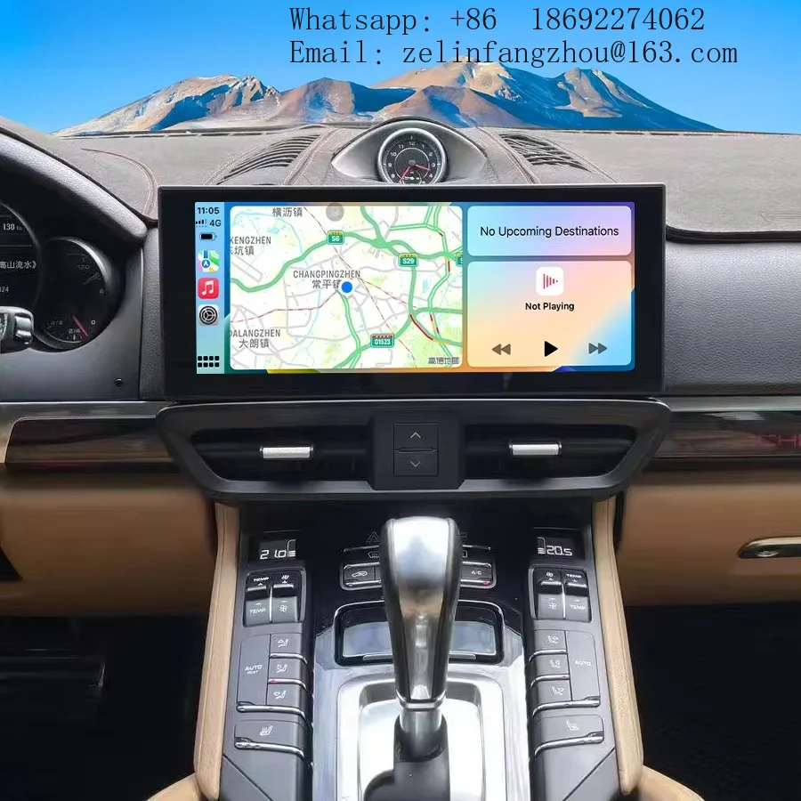 12.3 Inch Android Head Unit Carplay GPS Multimedia Player for Porsche Cayenne 955 957 958 PCM3.1 PCM4.0 2011-2017