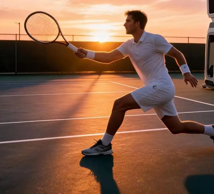 2026 New Design AI Tenniix Tennis Ball Shooting Machine Visual Tracking AI Coach Tennis Ball Laucher Tennis Robot