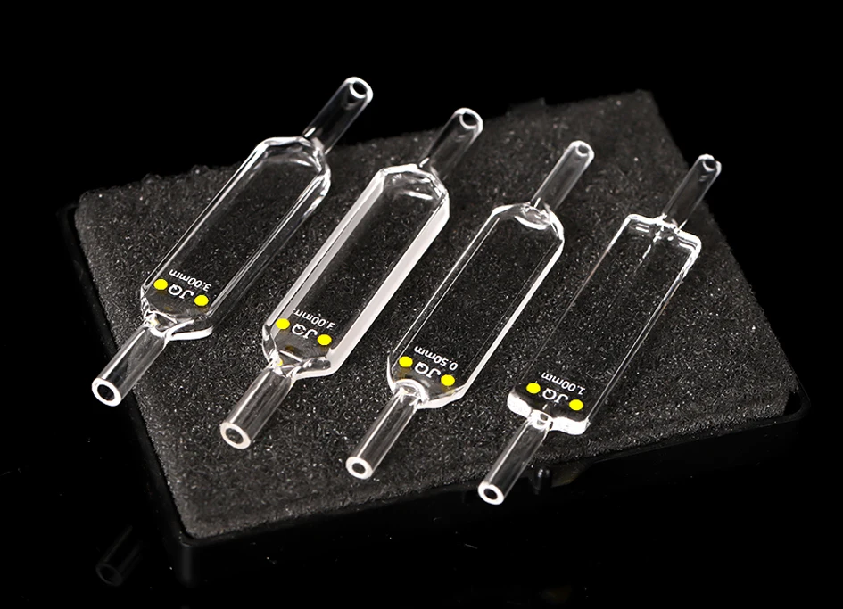 0,2-10mm JGS1 Quarz-Durchflusskuvette für Labor-Spektrophotometer – Komplette Größenauswahl für reibungslose Flüssigkeitszirkulation im Labor – Detail 28