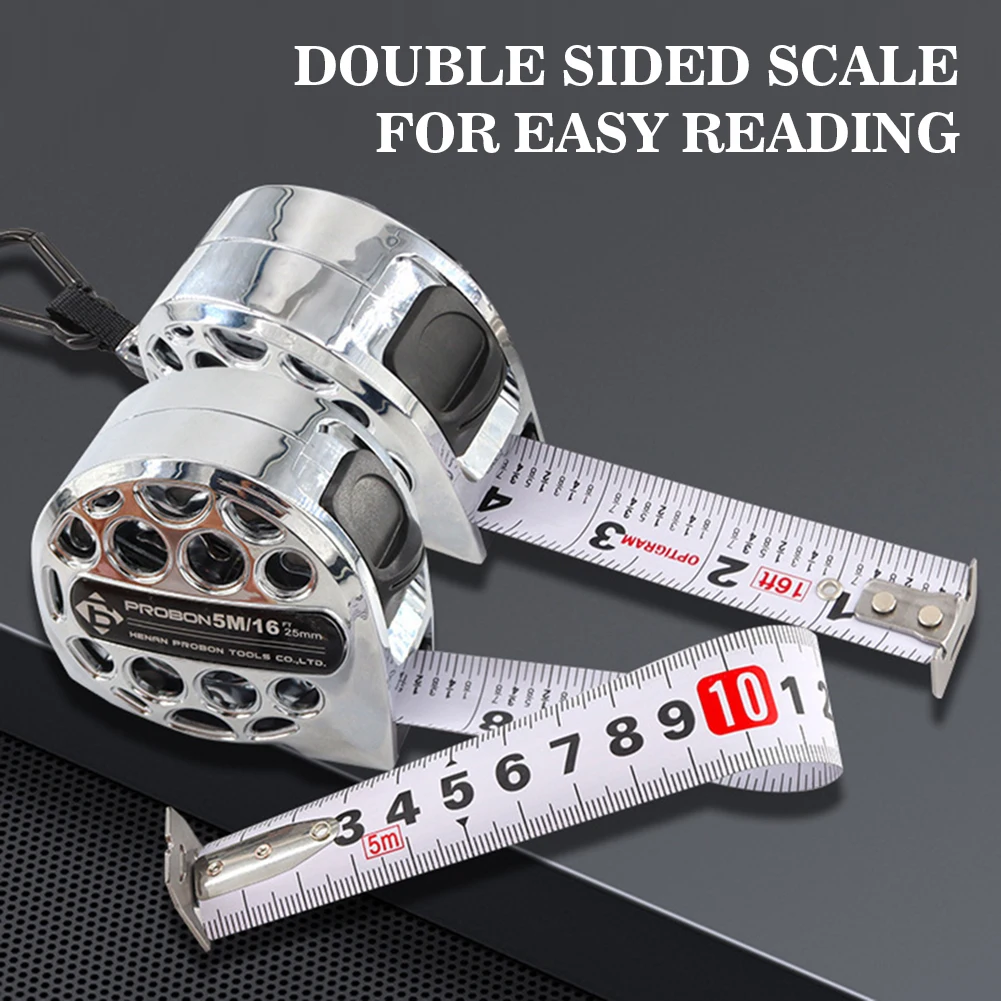 Stainless Steel Waterproof Tape Measure Anti Rust Portable Tape Ruler For Construction Projects