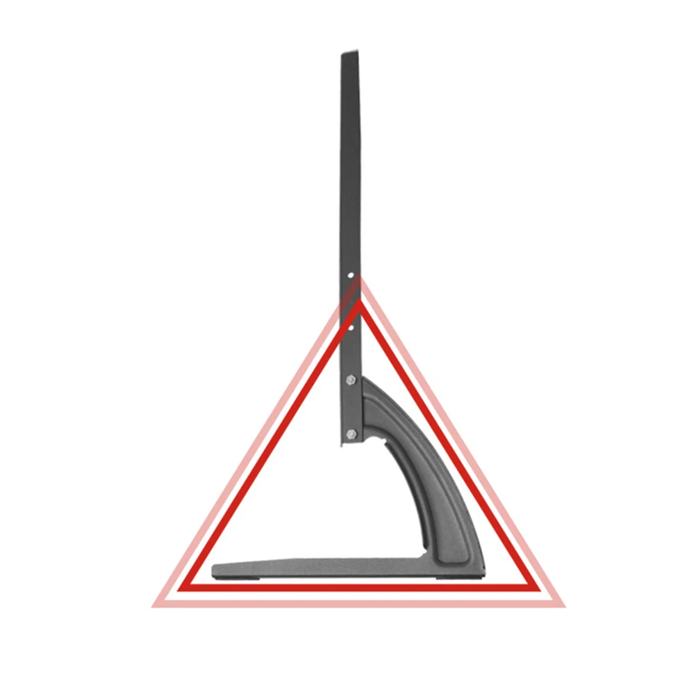 

Adjustable Base Replacement Metal Holder For Lcd 26-43 Inches Thickened Cold Rolled Steel Triangle Support Home