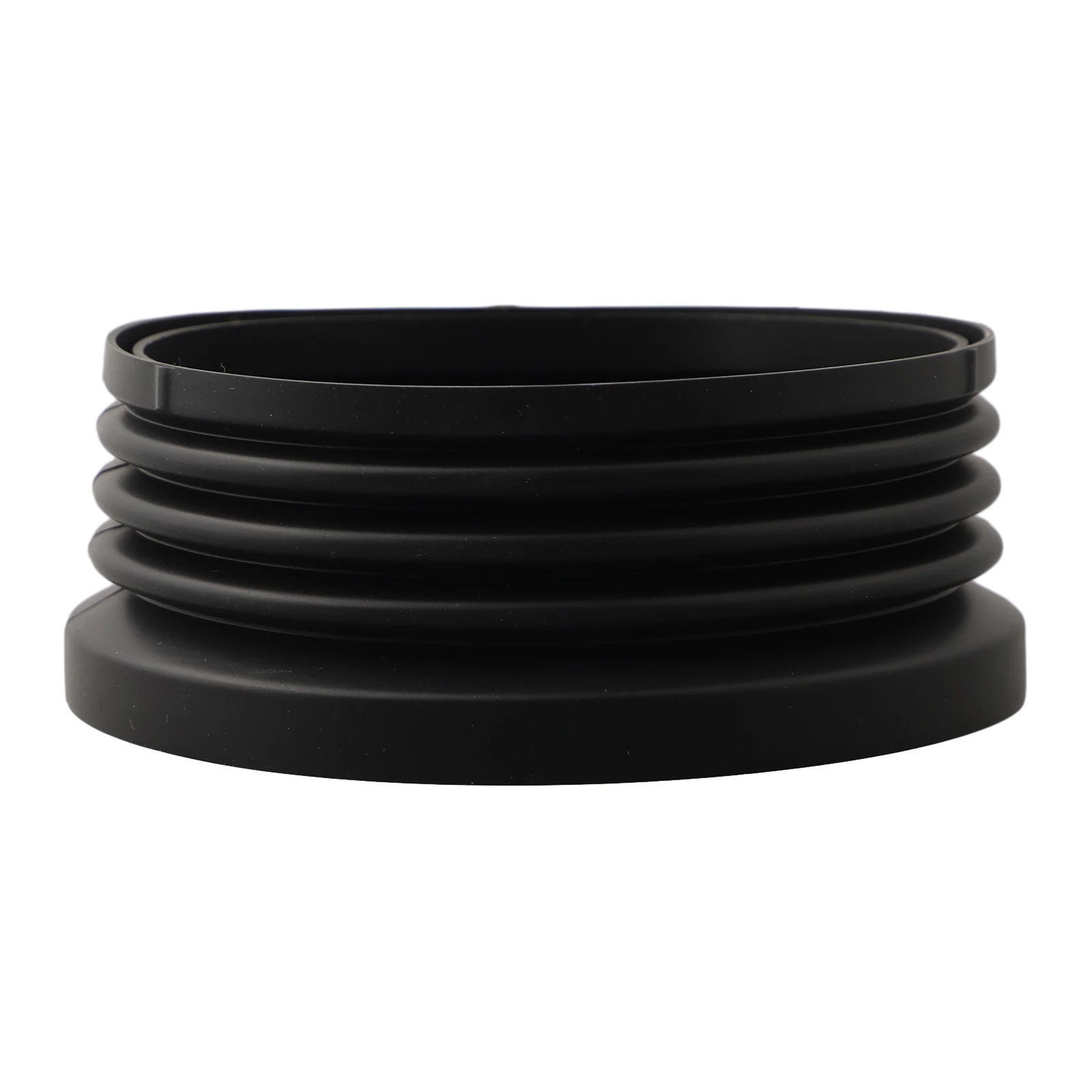 Dose Hopper Bellow Silicone Material 13 5x13 5x5 5cm Size Black Color Preserve the Freshness of Your Coffee Beans