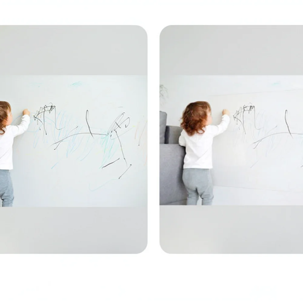 Static Cling Wall Protector Film Transparent Waterproof Oilproof Wallpaper For Kitchen Living Room Kids Room Wall Decor