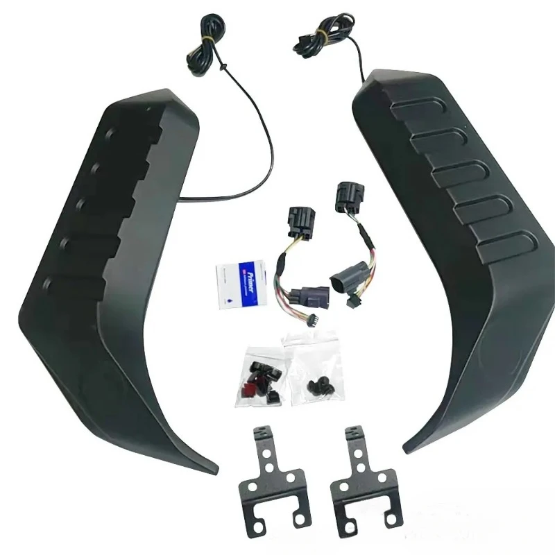 Suitable for 18-24JEEP Wrangler tail split with lights, tail brake lights JL Trunk spoiler diffuser body kit