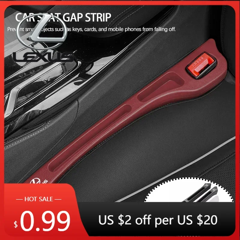 

Interior Stickers Car Seat Gap Plug Organizer PU Filling Strip For Lexus RX330 IS250 Ct200h ES300h RX350 IS300h NX300h UX Car In