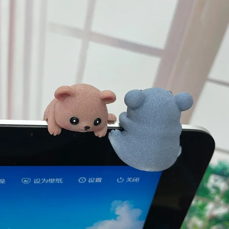 Car's Display Screen Rabbit Koala Panda Dog Decorative Center Console Ornament Office Computer DIY Phone Case Toy Gift