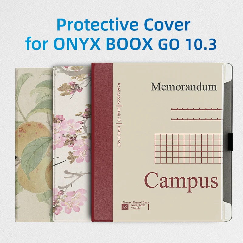 Protective cover for ONYX BOOX Go 10.3 inch, case with magnetic suction, automatic wakeup, handwriting pen storage function