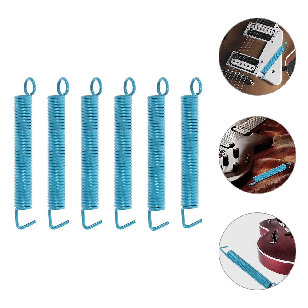 

6Pcs Metal Tremolo Springs Replacement Electric Guitar Bridge Springs Tremolo Tension Guitar Parts Accessory Guitars Parts