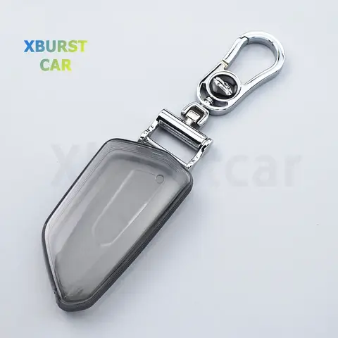 Şeffaf TPU Kabuk Volkswagen VW Golf 8 MK8 ID-4 ID-6 Araba Anahtarı Durum Kapak Skoda Octavia A8 Koltuk Leon FR MK4 Cupra