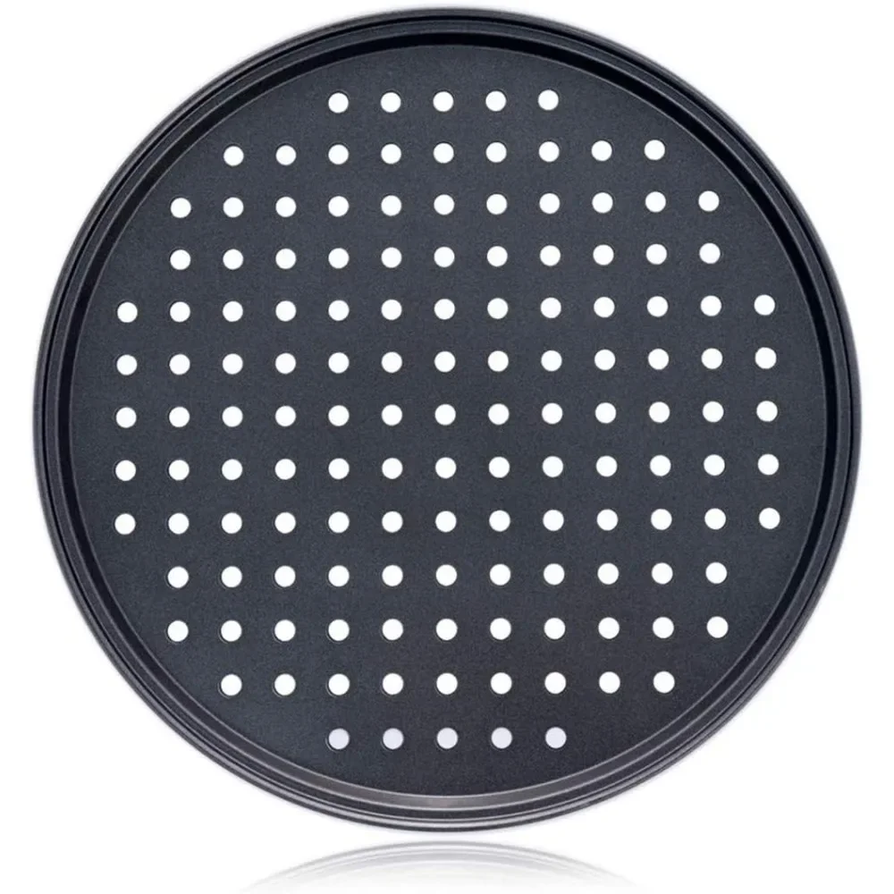 1pc Pizza Pan with Holes 11 Inch Round Pizza Pan for Oven Pizza Bakeware Baking Tray