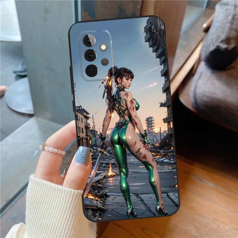 حافظة هاتف Game S-Stellar B-Blade لهاتف SamsungS24,23,22,21,S20,Pro10,S30Plus,S9,20lite Ultra Black Cover