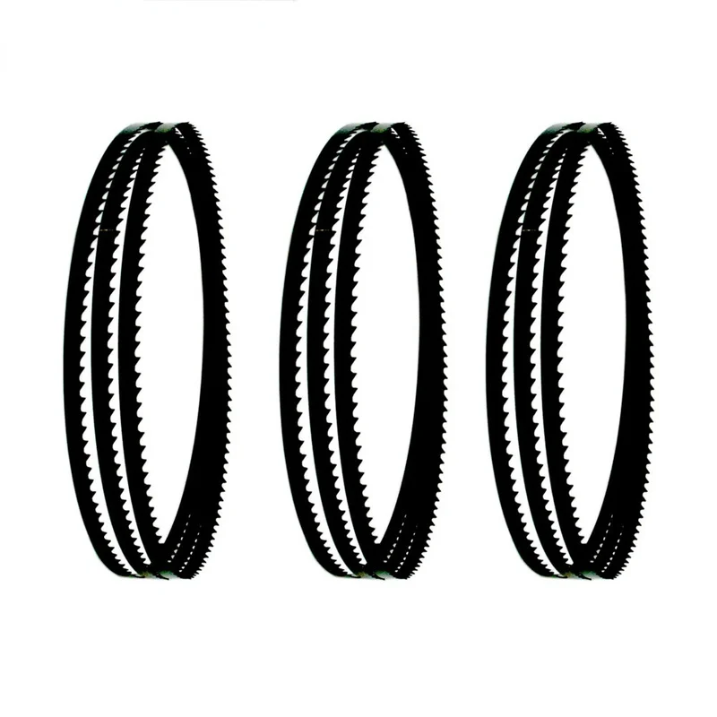 Hojas de sierra de cinta de 2490mm, 2490mm x 9,5mm x 0,35mm, 10 TPI para Metabo kit Dewalt, corte de madera, 3 piezas