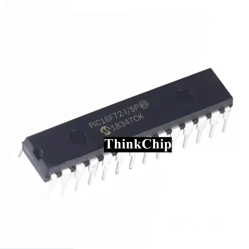 

(10pcs) PIC16F72-I/SP 28-Pin, 8-Bit CMOS FLASH Microcontroller with A/D Converter PIC16F72 New Original