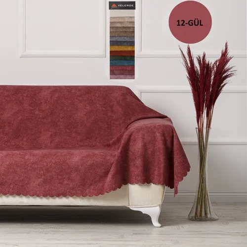 Cherry Color Sofa Cover Home vessel Rose Outsize Size Sleeve Both Side Sofa Bed Seat Cover Throw