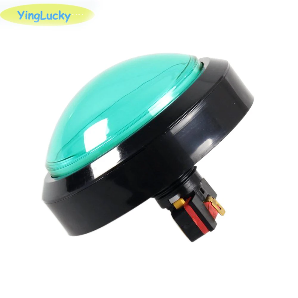 10pcs Arcade LED Button 100mm round convex button amusement machine coin machine parts arcade button wholesale link