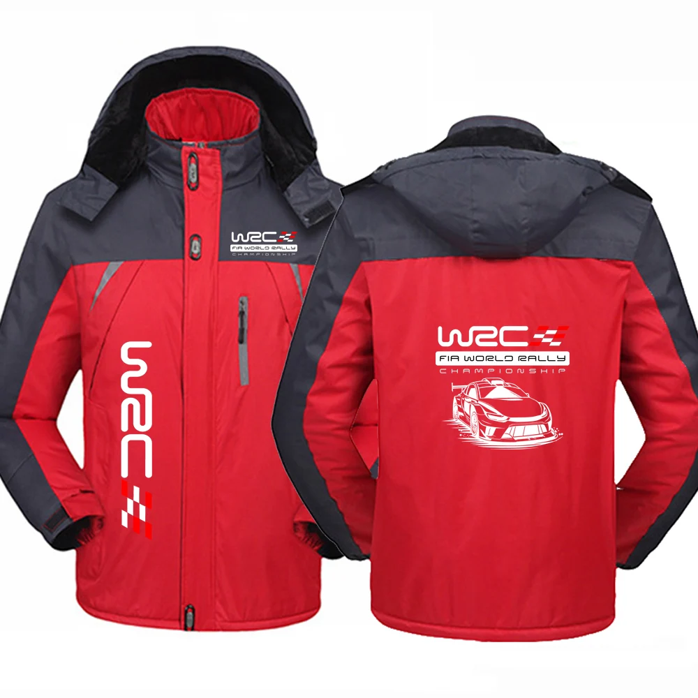 2025 Autumn And Winter Man's Thicken Cold Protection Jacket World Rally Championship WRC Logo Print Premium Coat Hoodies