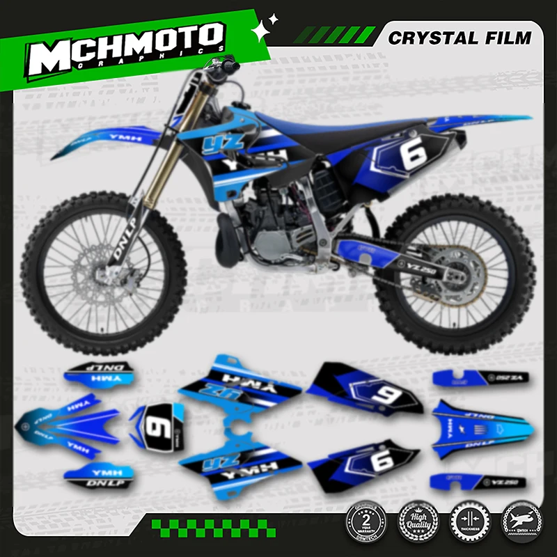 

MCHMFG New Style Motorcycle Graphics Decal Stickers For YAMAHA YZ125 YZ250 YZ 125 250 2015-2021 YZ250X 2016-2021