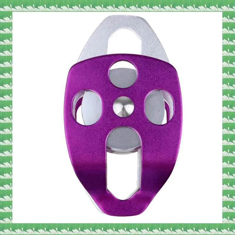 ONCE 2X Double Pulley For Hauling System Climbing Rescue Dragging Climbing Double Pulley Lifter Outdoor Climbing Accessories