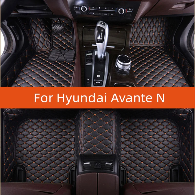 

Custom Leather Car Floor Mat For Hyundai Avante N 2021 2022 2023 2024 2025 2026 2027 Car Mat Interior Accessories