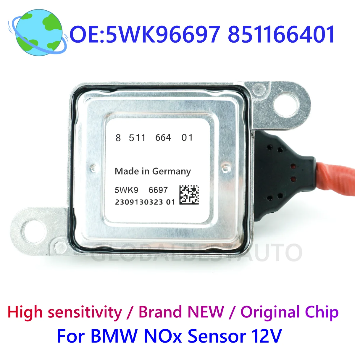851166401 5WK96697 Nuevo sensor Nox de óxido de nitrógeno de alta calidad para BMW X5 X6 1 2 5 7 8 Series