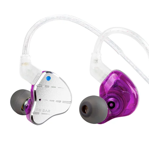 Imagen 2 del producto KBEAR KS10 1DD + 4BA auriculares de Metal HIFI en la oreja cómodos de llevar juego deportivo Monitor de música auriculares con reducción de ruido de sonido
