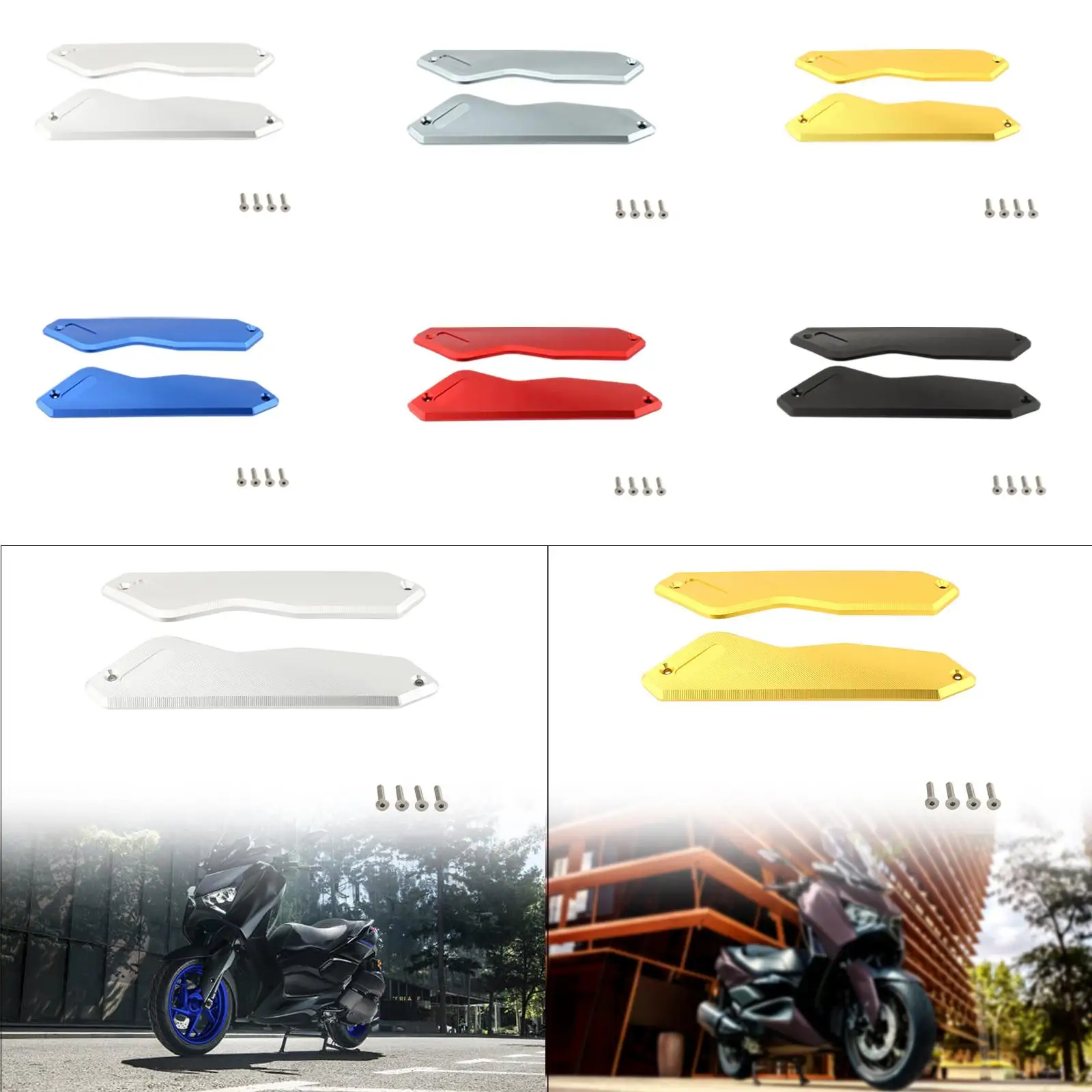 

Windscreen Windshield Deflector Guard Cover, Directly Replace, Motorbike Accessories Easy Installation for Xmax300 Xmax250