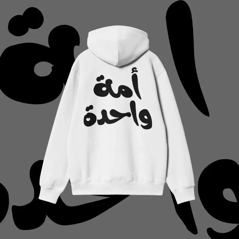 سترة بغطاء للرأس مطبوعة من القطن 100% لخريف وشتاء 2025 فاخرة راقية لكل من الرجال والنساء Y2k