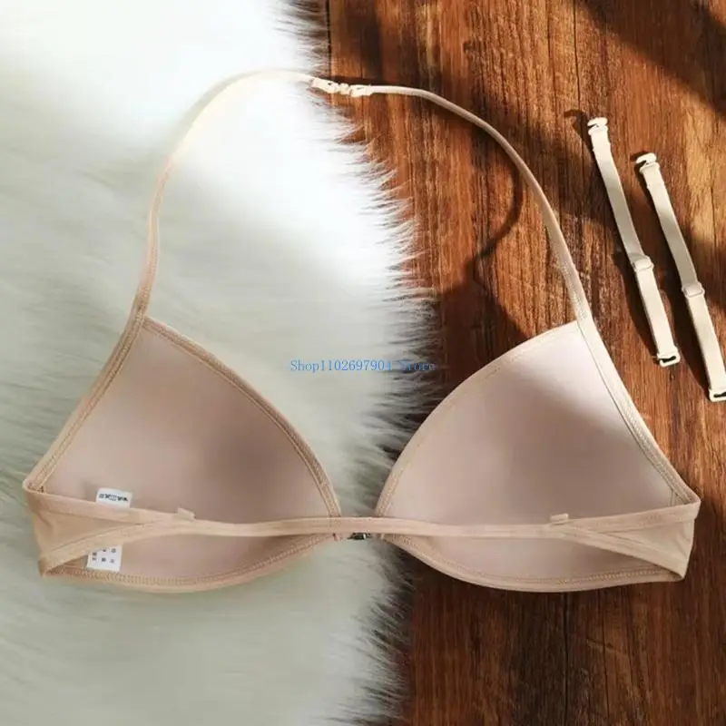 حمالة صدر N7YF للسيدات ذات إغلاق أمامي، حمالة صدر رافعة للأعلى، عميقة على شكل حرف V، حمالة صدر بسلك داخلي #2