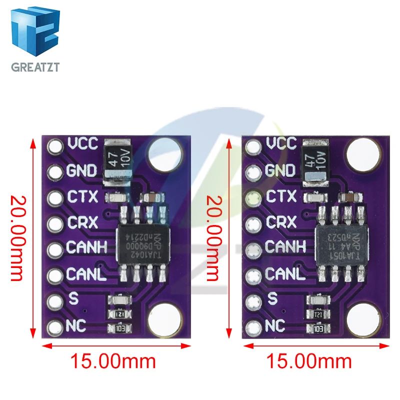 GREATZT TJA1042 TJA1051 High Speed Low Power Consumption And CAN Transceiver Module TJA1051T TJA1042 For Arduino