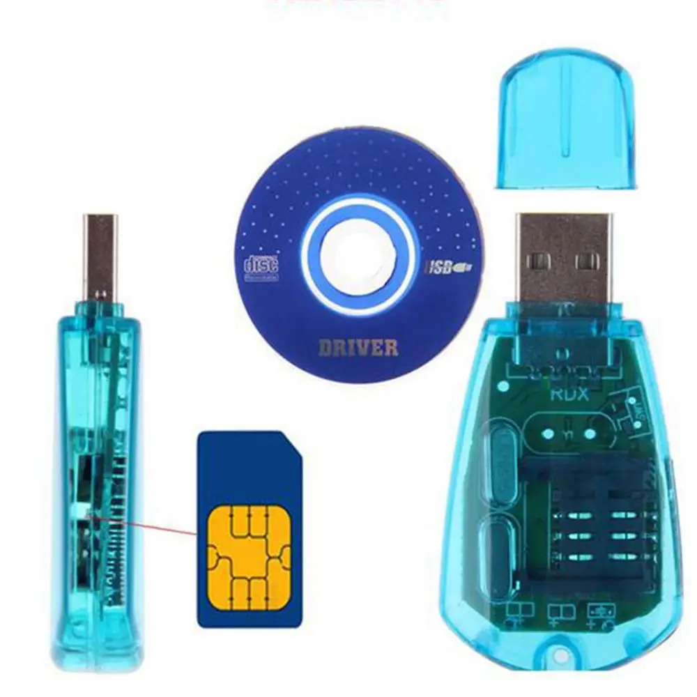 Hot Blue GSM/CDMA+CD Driver Portable Cloner Writer SMS Edit SIM Card Reader Copy Cellphone