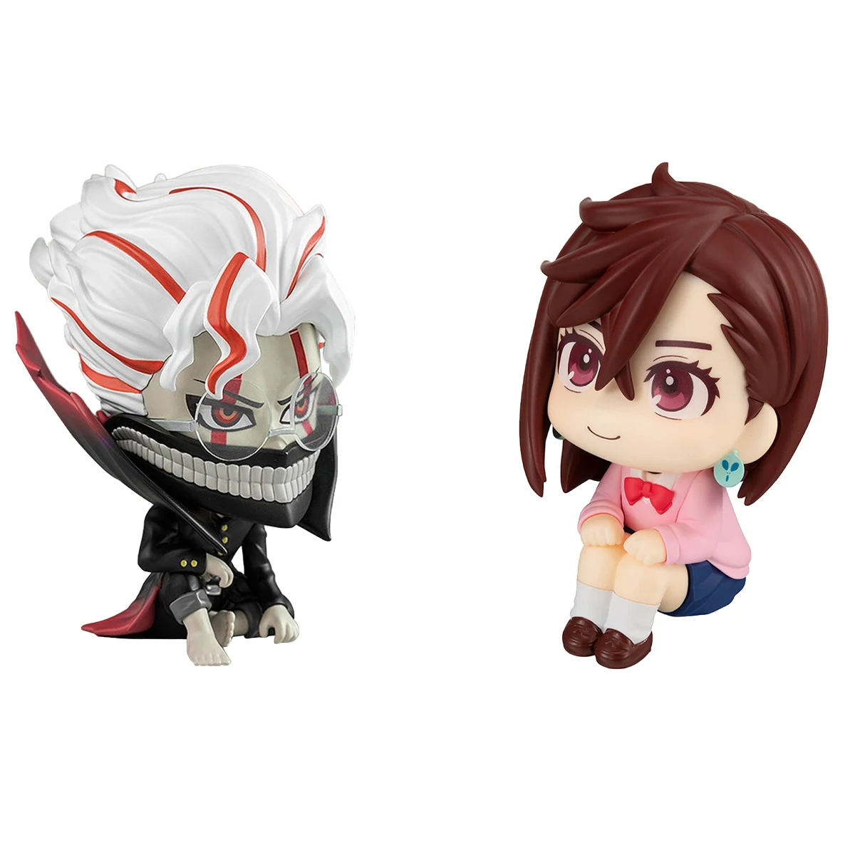 

Фигурка аниме Look Up Okarun Ayase Momo, милая фигурка Turbo Granny Ken Takakura, фигурка ПВХ, модель, украшение для рабочего стола, игрушка в подарок