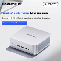 MINISFORUM AI X1 Pro Mini PC AMD Ryzen AI 9 HX370 96GB DDR5 2TB WiFi 7 2x2.5G LAN Copilot AI Office Gaming PC