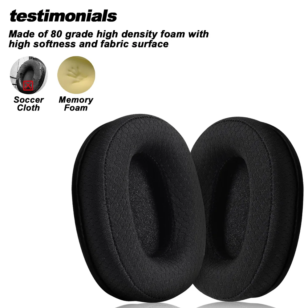 Headset Replacement Ear Pads for Turtle Beach Recon 70 Gaming Headphone Cushions Mesh Protein Leather Earpad