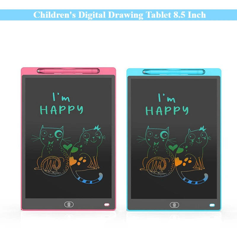

New Children's Digital Drawing Tablet 8.5 Inch LCD Screen Electronic Writing Board with Handwriting Pad Stylus Pad LCD Screen