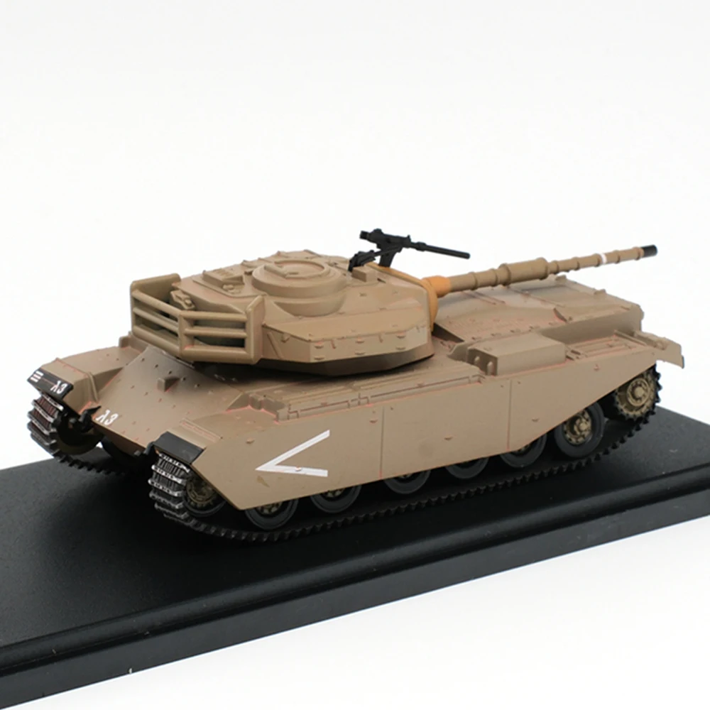 1/72 British Centurion Schottkar Main Battle Tank Model Battery Turnable Collectible Ornament Kids Toys Car Collection