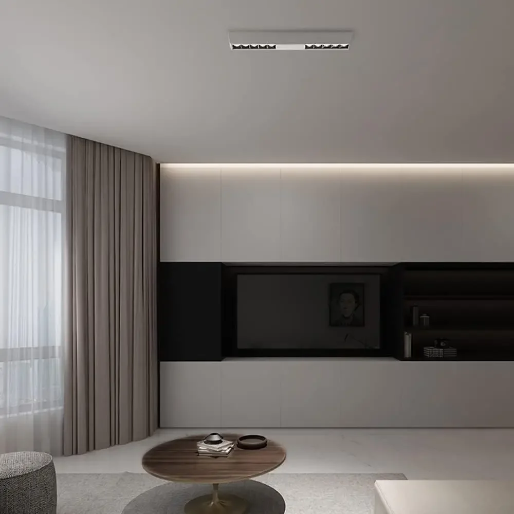 Minimalist Led Ceiling Spotlight 40W Surface Mount Aent Spot Lighting Indoor, Directional Spotlights Linear Strip Ceiling Lamps