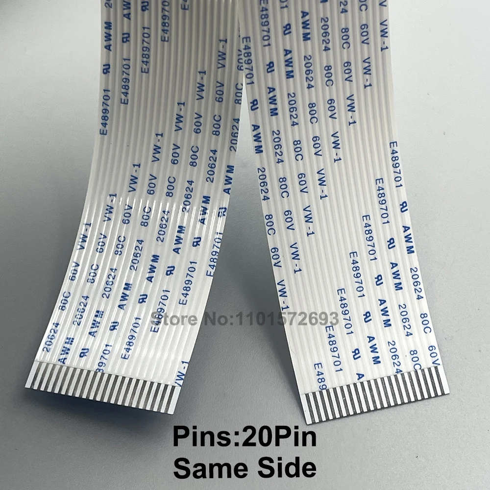 4pc 20Pin 24pin FFC Flat Cable Thunderjet VJ1801 1802 Inkjet Printer Dx5 Head Mainboard Cable Litu GongZheng GZ Long Date Cables