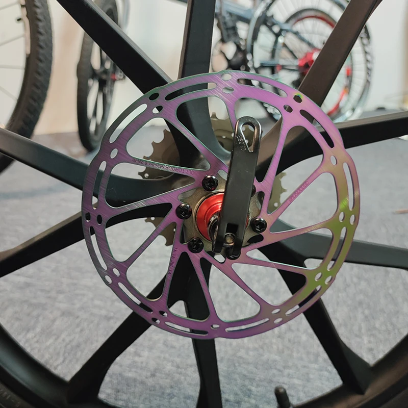 2PCS SRAM Centerline 160mm Brake Rotors 180mm 203mm Mtb Rotor Road Bike Disc Brakes with 6pcs Bolts Disc Rotors Colorful Gold