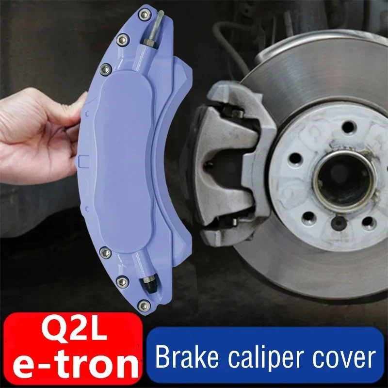 Car Brake Caliper Cover Aluminum Kit For Audi Q2L e-tron 2019 2022